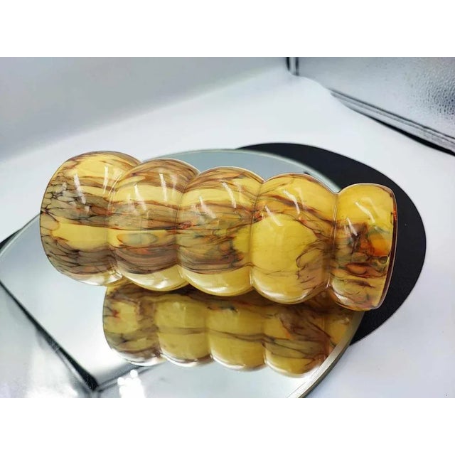 Art Deco Vase in Opal by Henri Heemskerk, 1920s For Sale - Image 6 of 7