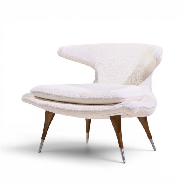 Mid-Century Modern Karpen of California Mid Century Horn Chair For Sale - Image 3 of 9