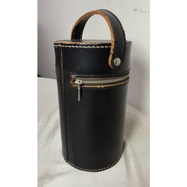1960s Vintage German Ahs Chrome Art Deco 3 Flask Travel Shot Bar Mid Century Modern - 8 pcs For Sale - Image 5 of 10