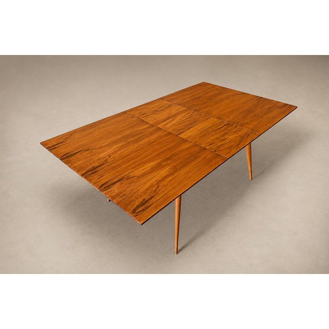 Brazilian Modern Extendable Dining Table in Caviúna by Ernesto Hauner for Mobilinea, 1950s For Sale - Image 17 of 18