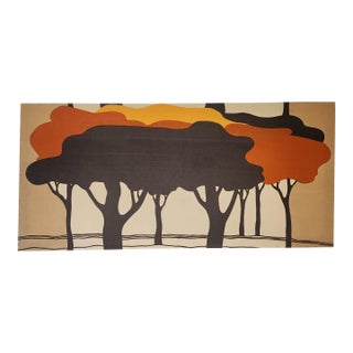 1970s Marjatta Seppälä Scandinavian "Apia" Cotton Fabric Wall Art For Sale