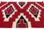 2010s 6x9 Handmade Modern Navajo Style Wool Rug - Vibrant Red Geometric Design For Sale - Image 5 of 10