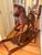 Wood Carousel Rocking Horse Late 19th Century Hand Painted Carved Wood For Sale - Image 7 of 9