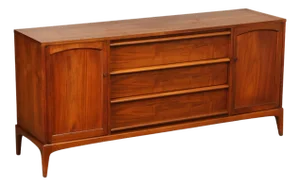 Lane Rhythm Mid Century Walnut Sideboard