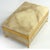 A beautiful, delicate container with a hinged lid/casket. Crafted from light, polished marble, the edges are finished with...