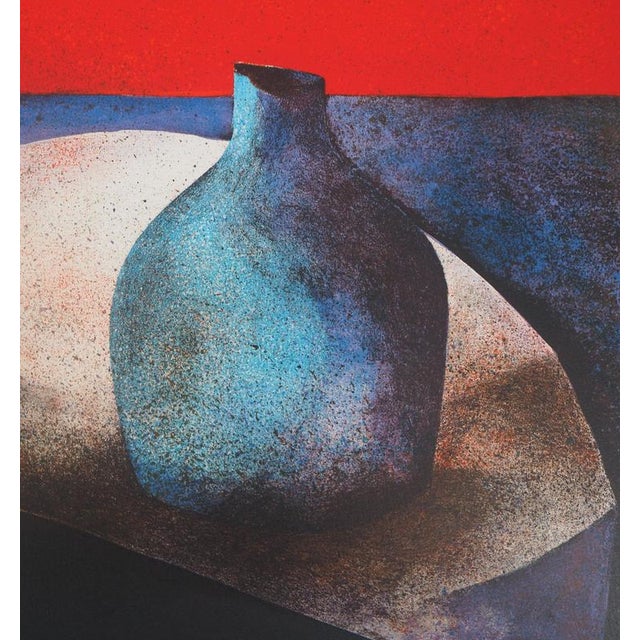 Modern Claude Gaveau, Nature morte au vase, Lithograph For Sale - Image 3 of 4