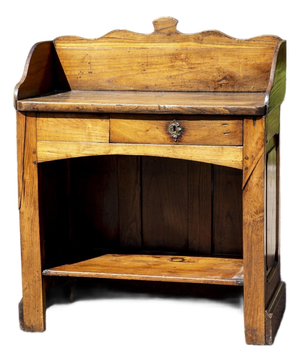 Antique French Fruitwood Washstand