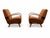 Mid-Century Modern Bentwood Chair in Cognac Velvet by Jindrich Halabala, 1930s For Sale - Image 3 of 9