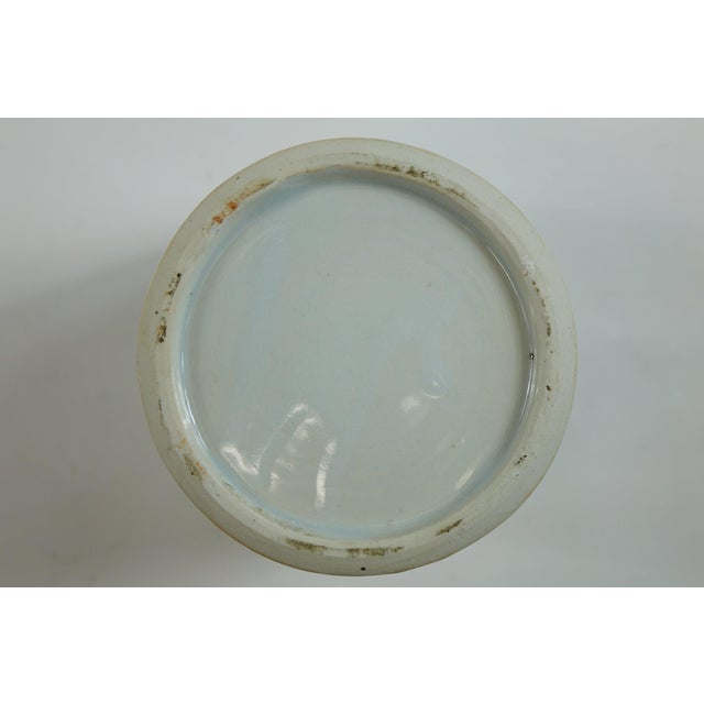 Antique Chinese Blue and White Vase For Sale - Image 4 of 4