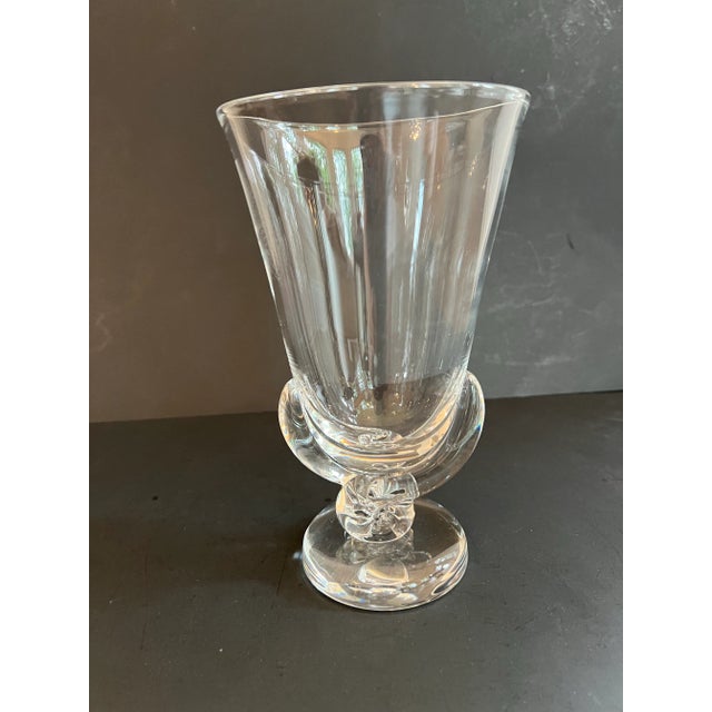 Glass Mid-Century Steuben Art Glass Vase For Sale - Image 7 of 11
