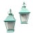 Pair of Vintage Solid Brass Wall Lanterns - Timeless Elegance for Your Home For Sale