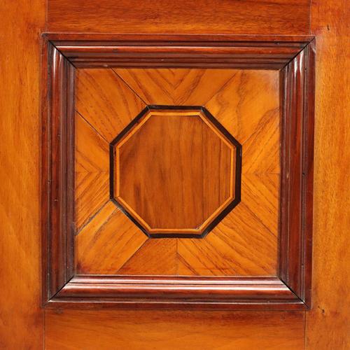Brown Veneered Wardrobe in Mahogany For Sale - Image 8 of 11