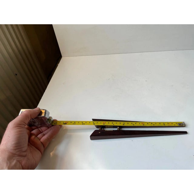 Mid-Century Nutcracker in Rosewood and Brass by Poul Knudsen, 1960s For Sale - Image 6 of 9