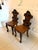 19th Century Antique Victorian Carved Mahogany Hall Chairs, 1850s, Set of 2 For Sale - Image 5 of 18