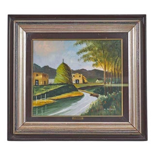 V. Masini, Untitled, 1970s, Oil on Canvas For Sale
