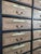 Blackened Wooden Cardboard Box Cabinet For Sale - Image 4 of 8