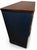 Mid 20th Century Vintage Landstrom Furniture Bow-Front Dresser in Navy and Burl Wood For Sale - Image 5 of 5