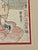 The item in the selected region is a custom-framed Japanese woodblock print triptych (ukiyo-e) from the Edo period,...