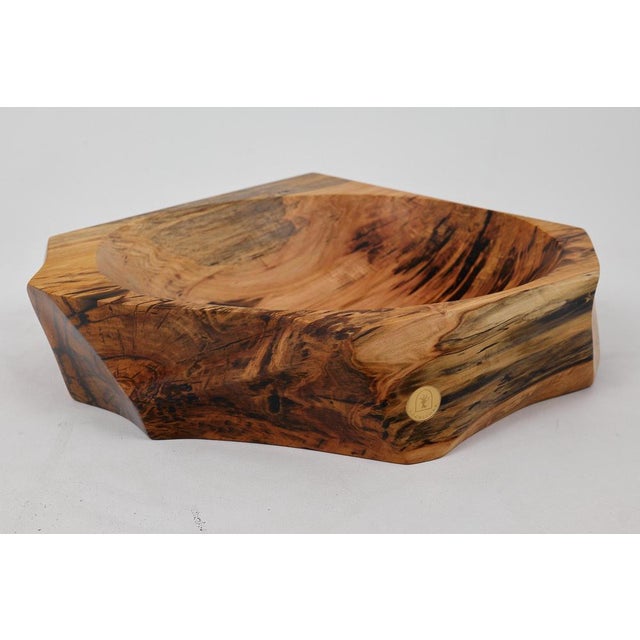 Contemporary Live Edge Wood Bathroom Sink by Logniture For Sale - Image 3 of 18