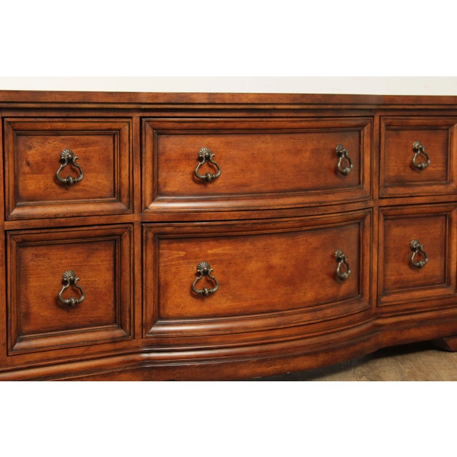 Tuscan Style Serpentine Six-Drawer Dresser For Sale - Image 9 of 13