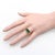 18k Gold Bezel Set Indicolite Tourmaline Ring, Size 7 For Sale - Image 9 of 12