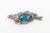 Los Castillo 925 Silver Glass Aquatic Motif Pin For Sale In New York - Image 6 of 9