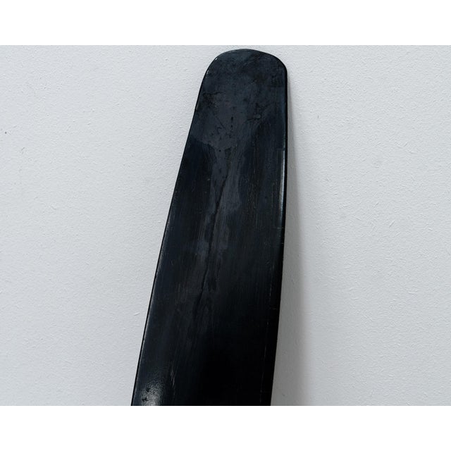 Vintage Wooden and Metal Airplane Propeller, 1960 For Sale - Image 4 of 9