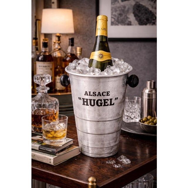 Vintage French Alsace “Hugel” Champagne Chiller For Sale - Image 4 of 4
