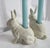 Metal Vintage Cast Iron Rabbits Candle Holders For Sale - Image 7 of 16