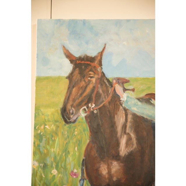 Grace B. Keogh "Woman and Horse" Painting For Sale - Image 10 of 11