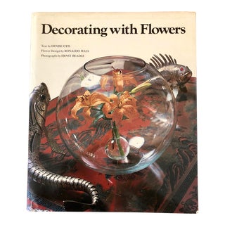 Vintage Decorating With Flowers Book by Otis Abrams Edition For Sale