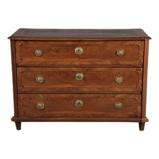 Antique Louis XVI Commode in Walnut, 1780 For Sale