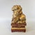 Early Giltwood Chinese Guardian Lion Foo Dog Architectural Carving – 12" High For Sale - Image 4 of 12