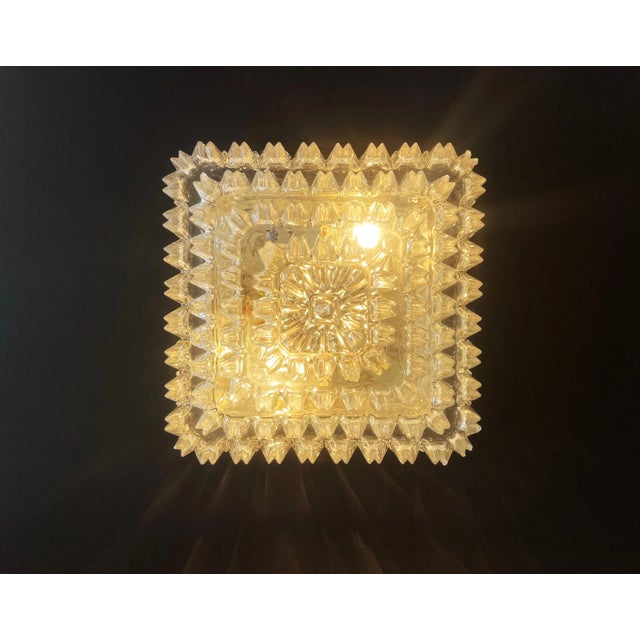Large Ceiling Lamp in Crystal Cluster by Helena Tynell for Limburger Leuchten, Germany, 1960s For Sale - Image 11 of 12
