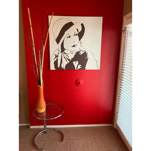 Mid-Century Modern "Star" Contemporary Sasha Blake Lithograph on Canvas For Sale - Image 3 of 5