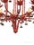 Offered for your consideration is an Immense Vintage Italian Tole Faux Bamboo Pagoda Lattice Brass Bell Chandelier. The...
