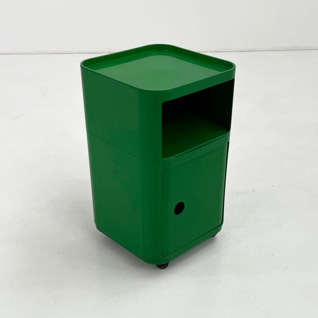 Green Componibili Storage Unit by Anna Castelli for Kartell, 1970s For Sale - Image 9 of 9
