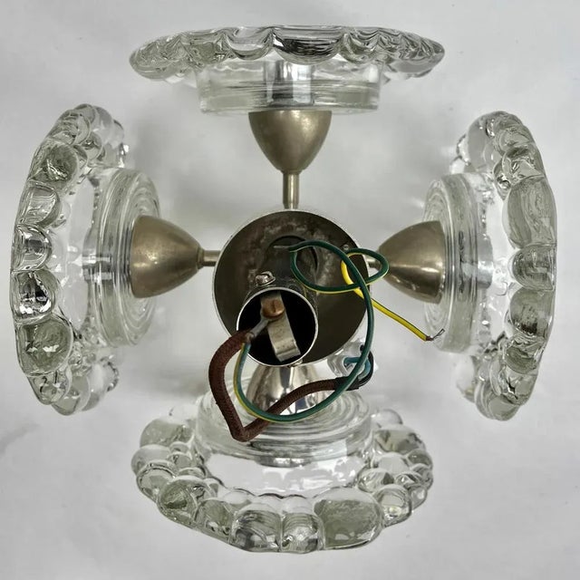 Silver Vintage Pendant Lamp by Egon Hillebrand for Hillebrand, Germany, 1960s For Sale - Image 8 of 12