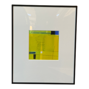 Isabel Wyatt "Yellow Green Colorform" Original Painting, Signed