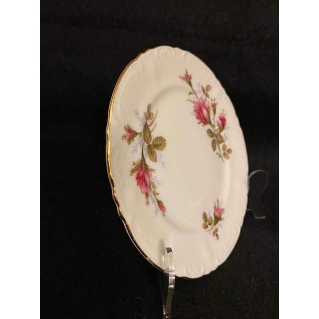 Rare 1940s Royal Rose Fine China of Japan Side Plates With 24k Gold