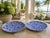A Pair of Vintage Moroccan Safi Hand-Painted Ceramic Platters / Shallow Bowls For Sale - Image 9 of 12