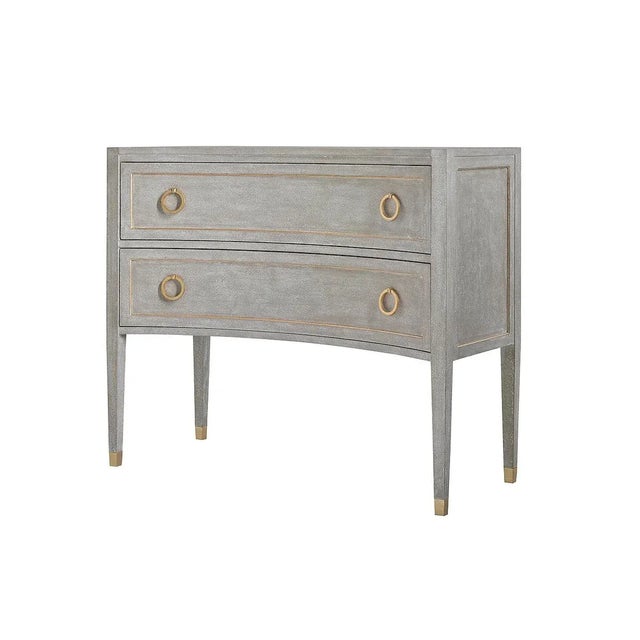 Neoclassical Pair of Gustavian Grey Painted Dressers For Sale - Image 3 of 4