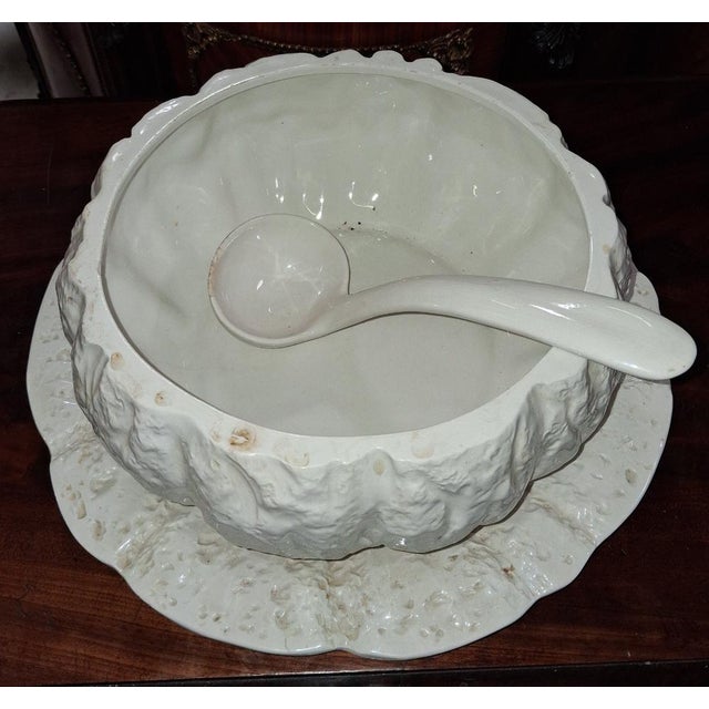 Italian Earthenware Trompe-Lœil Soup Tureen, 1950s For Sale - Image 4 of 6