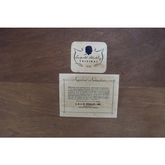 Stickley wall mirror in cherry wood