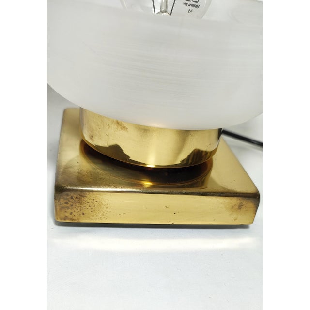 Gold Crystal Table Lamp, Spain, 1960s For Sale - Image 8 of 9