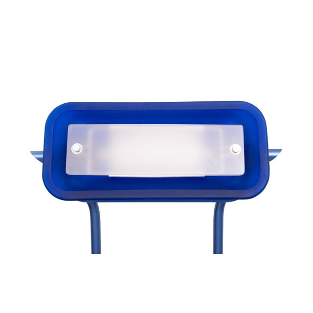 Vintage Light Blue Halogen Floor Lamp by Jordi Vilardell, 1980 For Sale - Image 11 of 15