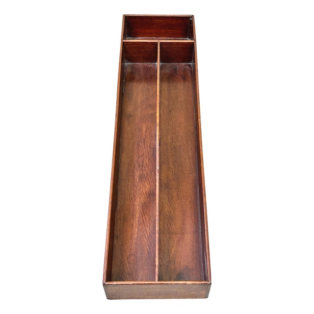 Large 18th Century Georgian Mahogany Cutlery Tray, 1770s For Sale - Image 4 of 9