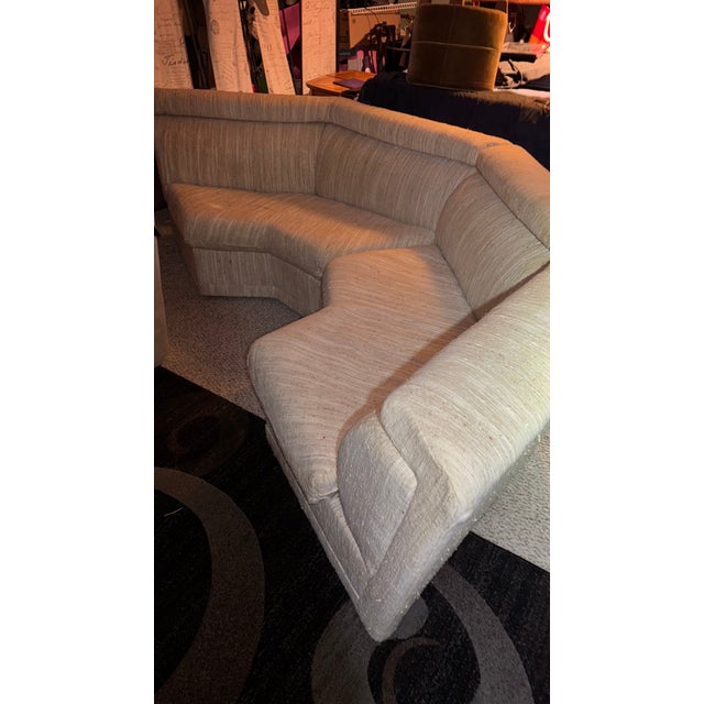 Mid-Century Carson’s of High Point Sectional Couch 2 Piece For Sale - Image 6 of 18