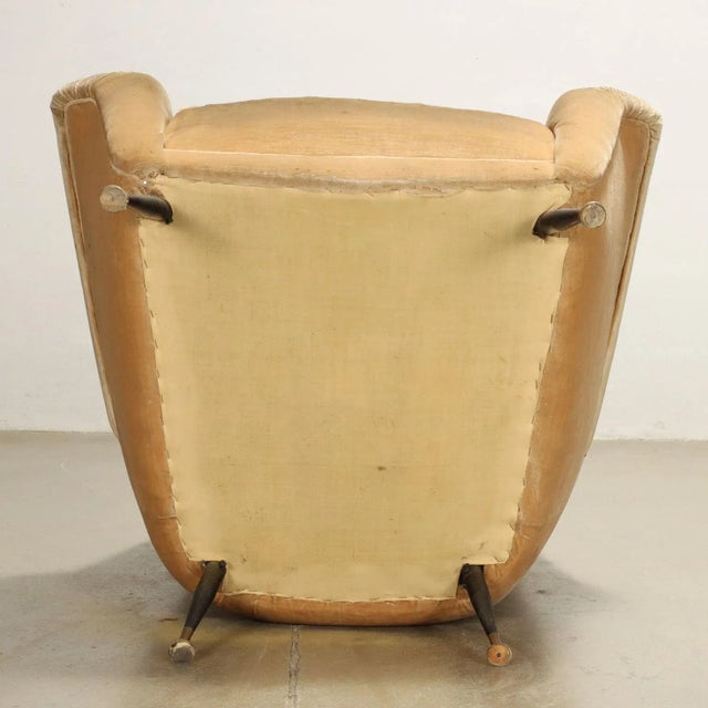 Metal Armchairs from Poltrone, 19560s, Set of 2 For Sale - Image 7 of 8