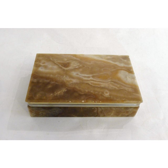 Large Italian Onyx Box, 1960s For Sale - Image 9 of 12